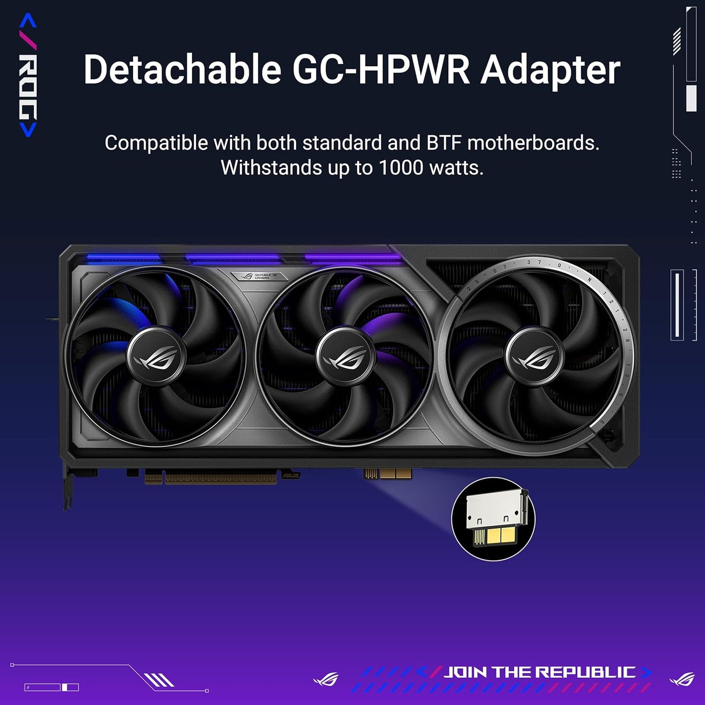 ASUS ROG Astral GeForce RTX 5090 BTF OC Edition, 32GB GDDR7, 3.8-Slot, 1000W Support
