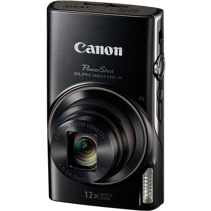 Canon PowerShot ELPH 360 HS A Digital Camera (Black)
