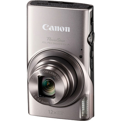 Canon PowerShot ELPH 360 HS A Digital Camera (Silver)
