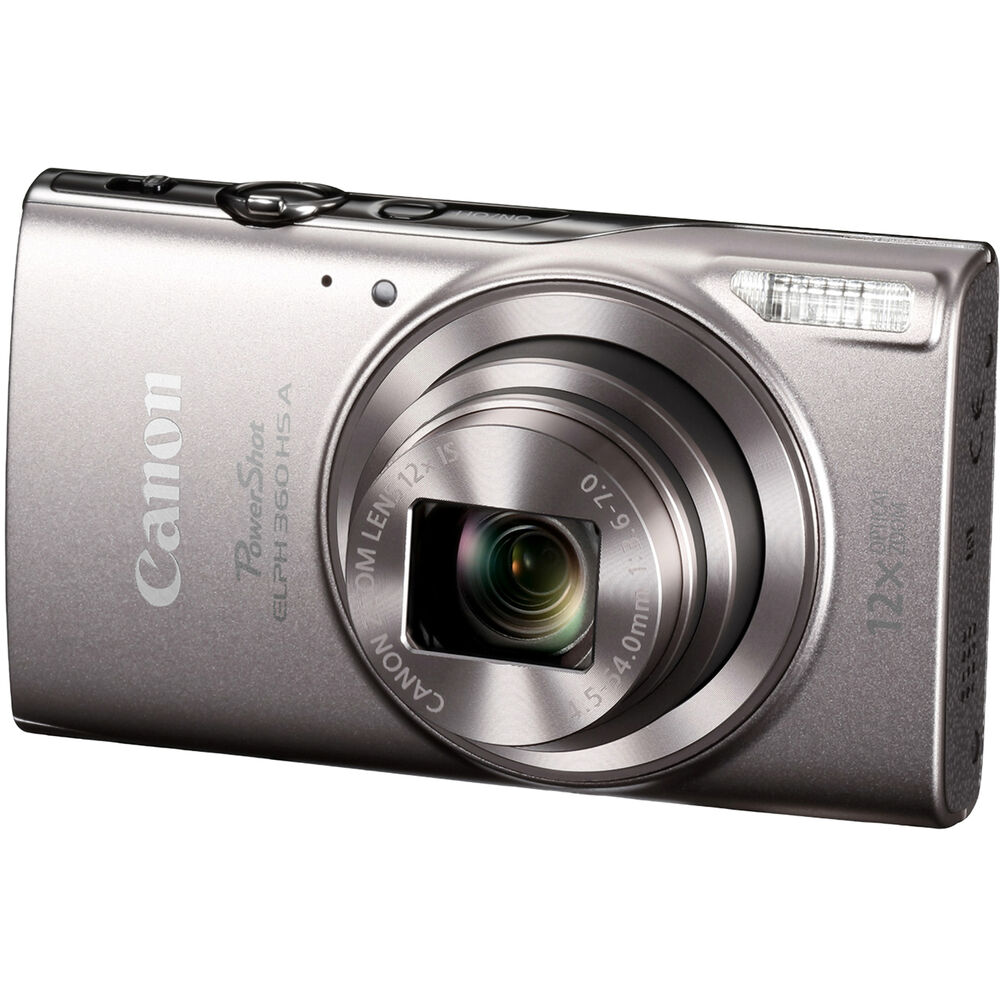 Canon PowerShot ELPH 360 HS A Digital Camera (Silver)