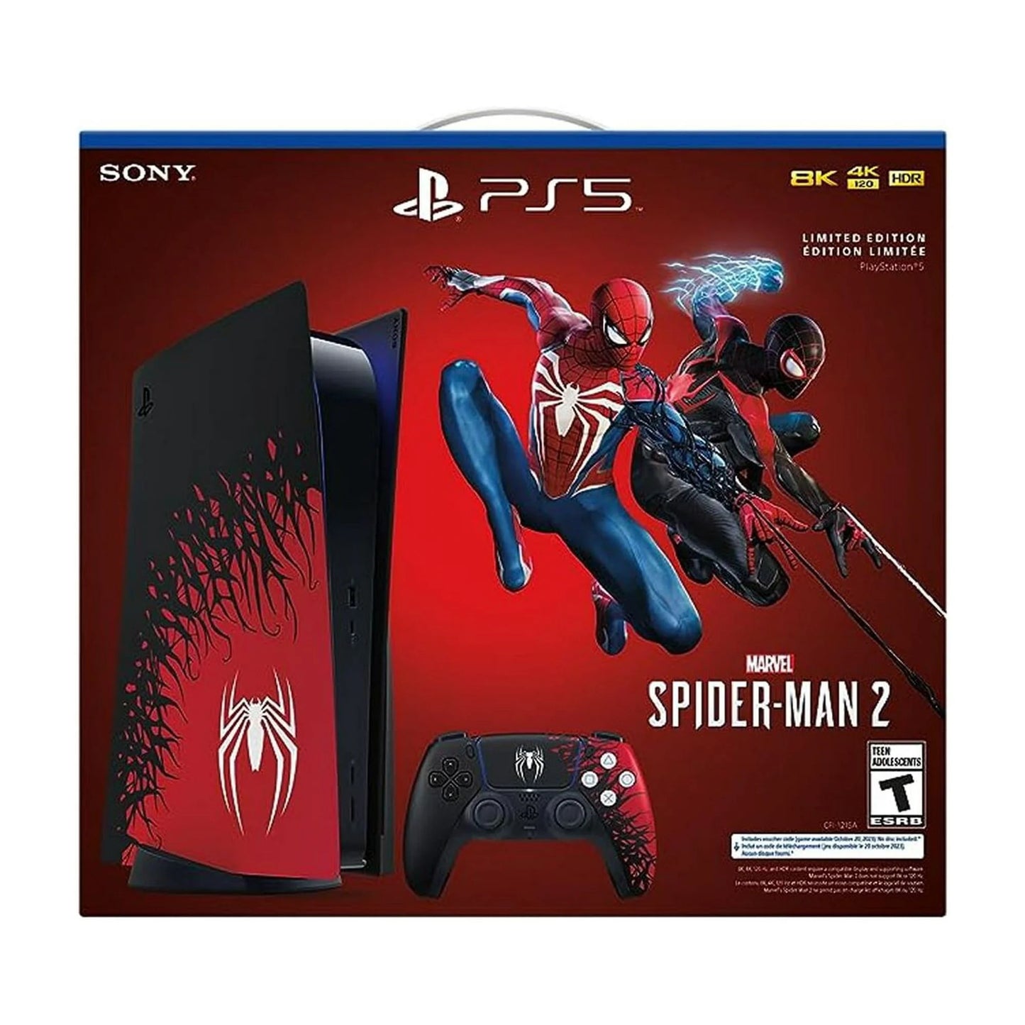Sony PlayStation 5 PS5 Blu-ray Edition Marvel Spider-Man 2 Console Bundle