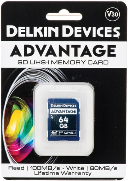Delkin Devices 64GB Advantage UHS-I SDXC Memory Card