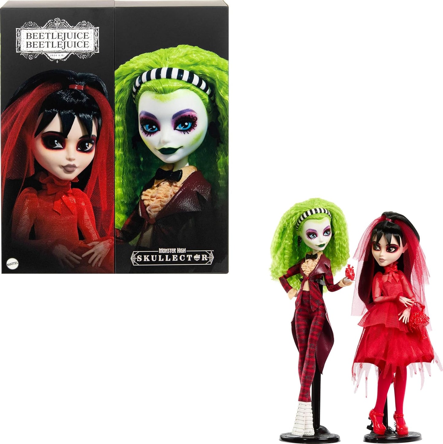 Monster High Skullector Beetlejuice Beetlejuice Doll 2-Pack